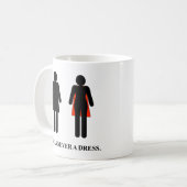 Ce n'était jamais une robe - Mug (Devant gauche)