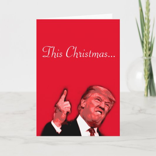 Ce Noël va être énorme, carte de satire d'atout (Devant)