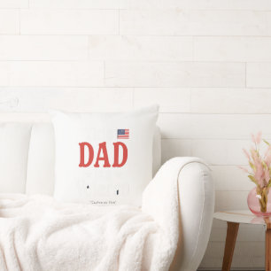 Ce papa est un vétéran Coussin – Cadeau sincère