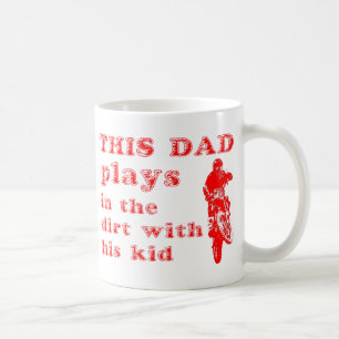 Ce Papa Joue Dans La Terre Mug Motocross