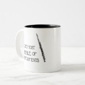 Ce plus noble des instruments - tasse de cannelure (Devant gauche)