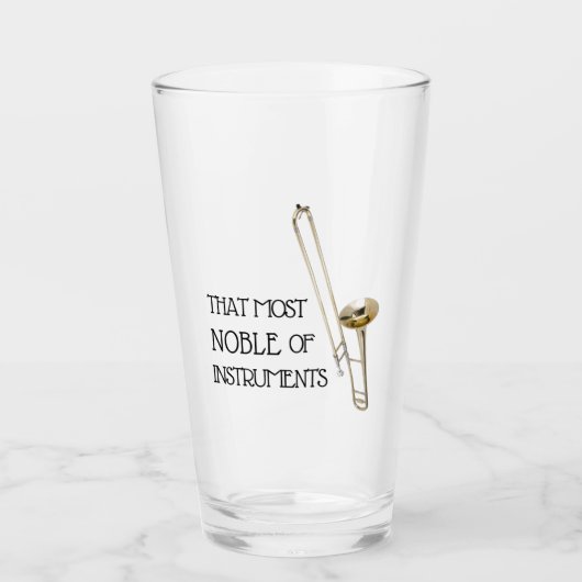 Ce plus noble des instruments - verre de trombone (Devant)