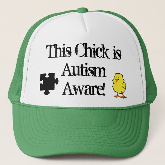 Ce poussin est casquette averti d'autisme (Devant)