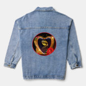 Ce que Dieu a mis ensemble Mariage Blue Jean Jacke (Verso)