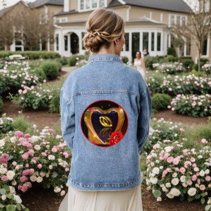 Ce que Dieu a mis ensemble Mariage Blue Jean Jacke