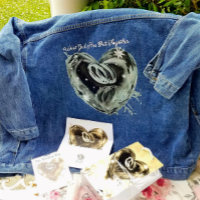 "Ce que Dieu a mis ensemble" Mariage Denim Jacket