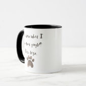 Ce Que J'Aime Chez Les Gens : Leur Chien Café Mug (Devant gauche)