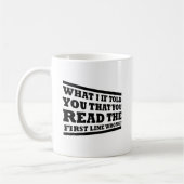 Ce Que Je T'Ai Dit Drôle Mug (Gauche)