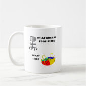 Ce que je vois drôle Mug (Gauche)