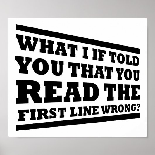 Ce que je vous ai dit drôle Poster (Devant)