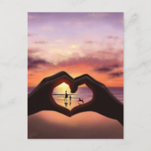 Ce que l'amour signifie pour moi carte postale