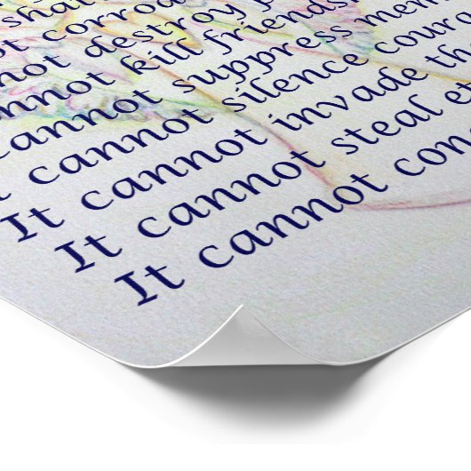 Ce que le cancer ne peut pas faire Poster Poster I (Coin)