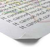 Ce que le cancer ne peut pas faire Poster Poster I (Coin)