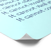 Ce que le cancer ne peut pas faire Poster Poster I (Coin)