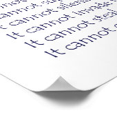 Ce que le cancer ne peut pas faire Poster Poster I (Coin)