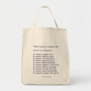 Ce que le cancer ne peut pas faire Sac fourre-tout