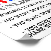 Ce que vous dites ici Reste dans ici Poster (Coin)