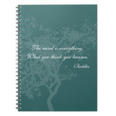 Ce que vous pensez vous devenez citation - carnet (Devant)