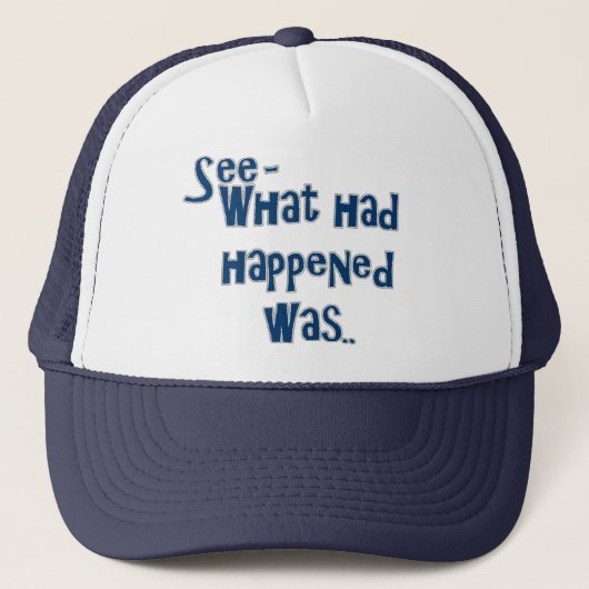Ce qui a eu le casquette drôle produit (Devant)