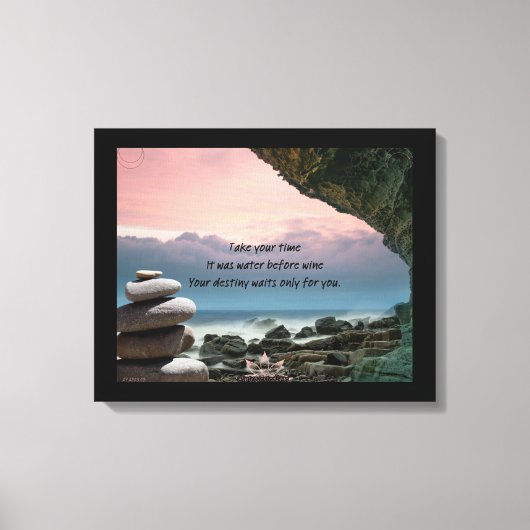 Ce qui attend l'impression d'une toile étirée (Recto)