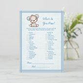 Ce qui dans votre sac à main mignonne Brown carte  (Debout devant)