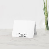 Ce qui est goin dessus dans votre carte pour notes (Dos)