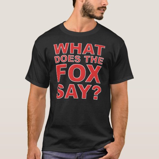 Ce qui fait le Fox pour indiquer le T-shirt (Devant)