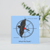 Ce qui le canard ? Invitation de fête (Debout devant)