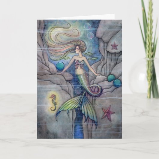 Ce qui se cache sous la carte de la mignonne sirèn (Devant)