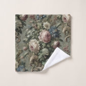 Ce qui se cache sous la fleur - gothique victorien (Gant de toilette)