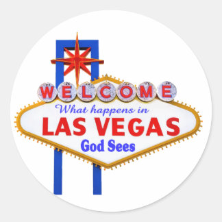 Ce qui se passe dans Vegas autocollant