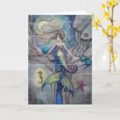 Ce Qui Se Trouve Sous Une Belle Carte De Sirène (Fleur jaune)