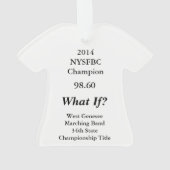 Ce qui si ? Ornement occidental de fanfare de 2014 (dos)