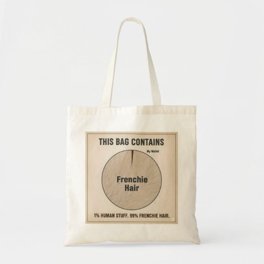 Ce sac contient 99% de poils de Frenchie Maman de (Devant)