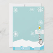 Ce Sera La Neige Beaucoup Amusant Invitation Anniv (Dos)