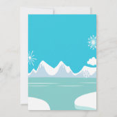 Ce Sera La Neige Beaucoup Amusant Invitation Anniv (Dos)