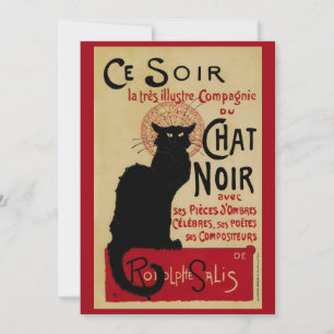 CE Soir Chat Noir Black Cat, Art Nouveau