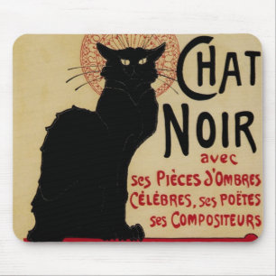 CE Soir Chat Noir Black Cat,  Art Nouveau Muismat