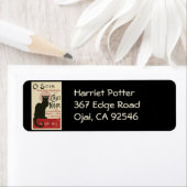 Ce Soir Le Chat Noir, Theophile Steinlen Etiket (Insitu)