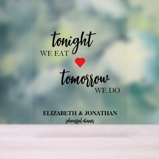 Ce Soir, Nous Mangeons, Demain, Nous Dînons De Rép (Neutre)