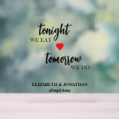 Ce soir nous mangeons, demain nous faisons le dîne (Neutre)