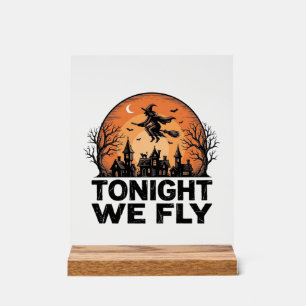 Ce Soir Nous Volons Vintage Sorcière Halloween Con
