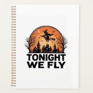 Ce Soir Nous Volons Vintage Sorcière Halloween Con