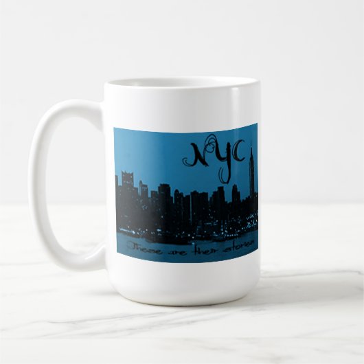 Ce sont leur tasse NYC d'histoires (Gauche)