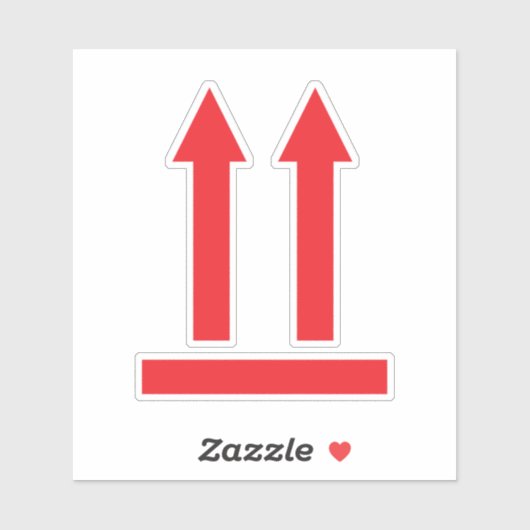 Ce Sticker d'expédition de côté (Feuille)