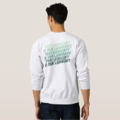 Ce Sweatshirt de coeur de Lionheart (Dos entier)