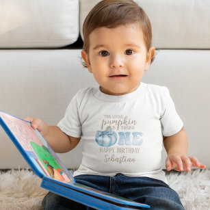 Ce T-shirt Citrouille 1er anniversaire Toddler