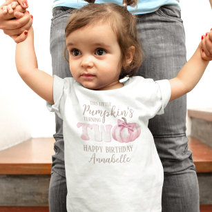 Ce T-shirt Citrouille 2e anniversaire Toddler