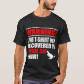 Ce T-shirt peut couvert dans des cheveux de chat (Devant)