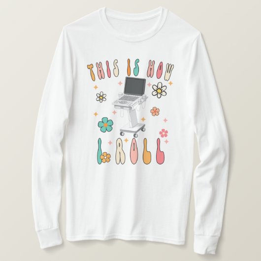 Ce T-shirt Rétro de Sonographe "C'est Comme Ça Que (Design devant)